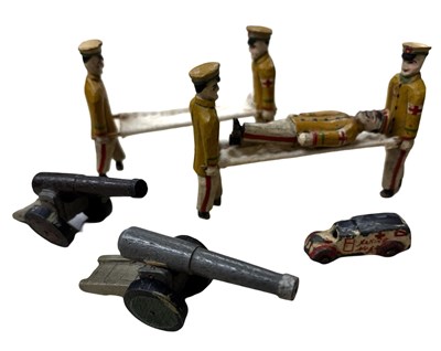 Lot 117 - An unusual set of Chinese wooden paramedic...