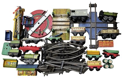Lot 37 - A mixed lot of various Hornby 0 gauge rolling...
