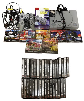 Lot 344 - A Sony Playstation console, together with a...