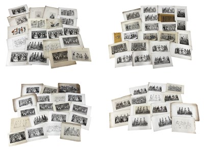 Lot 879 - ONE PACKET: Various plate proofs and some hand-...