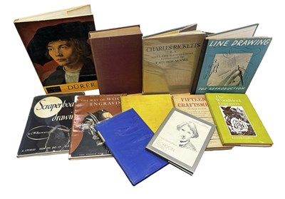 Lot 1021 - ONE BOX: ART, DRAWING, WOOD-ENGRAVING etc