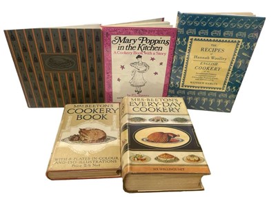 Lot 579 - COOKERY INTEREST: 5 Titles: MRS BEETON'S...