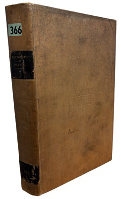 Lot 460 - PAPERS AND CORRESPONDENCE RELATING TO THE...