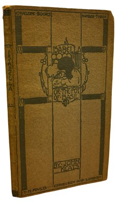 Lot 931 - JOHN KEATS: ISABELLA OR THE POT OF BASIL,...