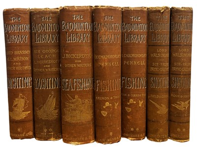 Lot 84 - THE BADMINTON LIBRARY: 7 Volumes: YACHTING [2...
