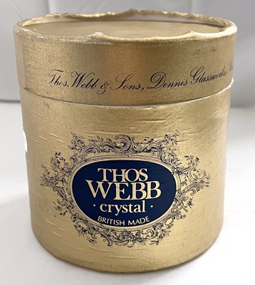 Lot 396 - A Thomas Webb crystal glass tankard...