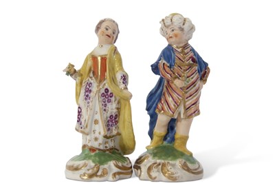 Lot 73 - Pair of Derby Figures of Turks