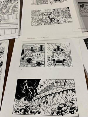 Lot 69 - Six original ink on cell illustrations for...