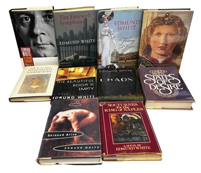 Lot 331 - EDMUND WHITE: 10 Titles: THE BURNING LIBRARY -...