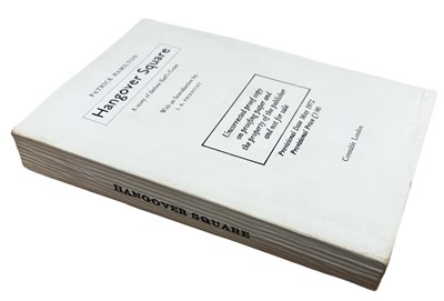 Lot 337 - PATRICK HAMILTON: HANGOVER SUARE, London,...
