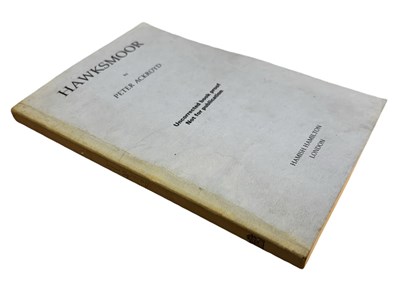 Lot 339 - PETER ACKROYD: HAWKSMOOR, London, hamish...