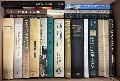 Lot 829 - ONE BOX: JOURNALISM, THE PRESS, CONFLICT...
