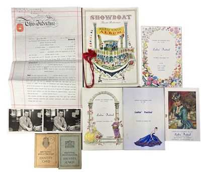 Lot 1110 - An ecclectic mix of ephemera to include...