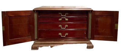 Lot 208 - An early 20th Century mahogany two door...