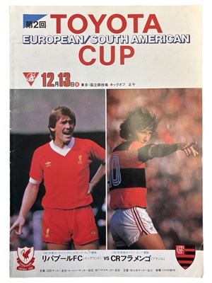 Lot 164 - TOYOTA CUP PROGRAMME: Liverpool v CR Flamengo,...