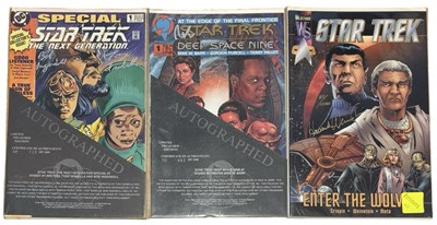Lot 36 - STAR TREK COMIC BOOKS: Signed editions: THE...