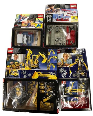 Lot 166 - Four vintage Lego Technic sets, to include:...