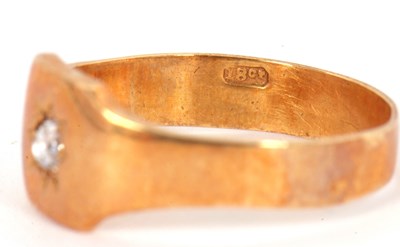Lot 15 - A single stone diamond ring, set with an old...