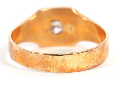 Lot 15 - A single stone diamond ring, set with an old...