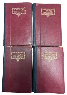 Lot 290 - JANE AUSTEN LEATHERBOUND CLASSICS: 4 Titles:...