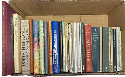 Lot 744 - ONE BOX: MIXED POETRY