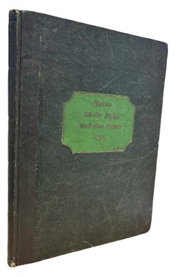 Lot 875 - An interesting scrapbook / journal, JOURNEY TO...