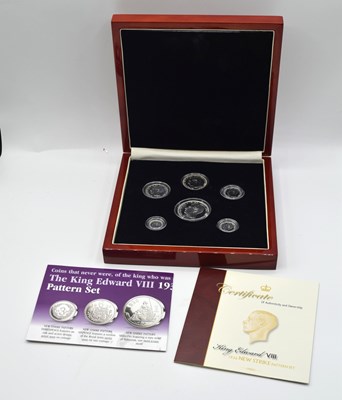 Lot 202 - Edward VIII, 1936, restrike silver coin set by...