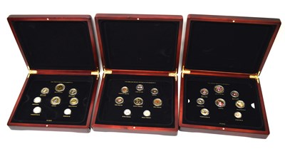 Lot 197 - Three cases of the emblem series - decimals of...