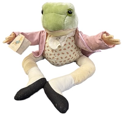 Lot 299 - A Beatrix Potter's Jeremy Fisher soft toy,...