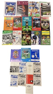 Lot 175 - A mixed lot of various vintage football...
