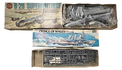 Lot 170 - A pair of boxed Airfix building kits...