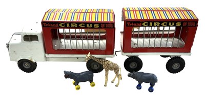 Lot 132 - A Triang Circus on Tour Lorry and Trailer,...