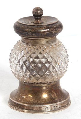 Lot 113 - A Victorian glass and silver mounted Peugeot...