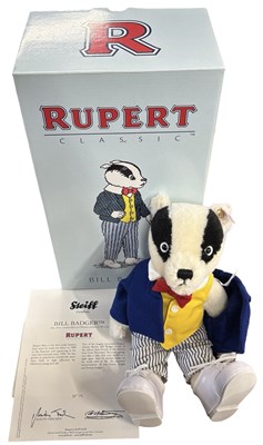 Lot 271 - A boxed limited edition Steiff Bill Badger...