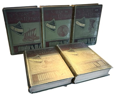 Lot 381 - THE STORY OF THE NATIONS: 5 Volumes: ARTHUR...