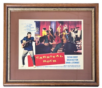 Lot 66 - A framed and glazed lobby card for Carnival...
