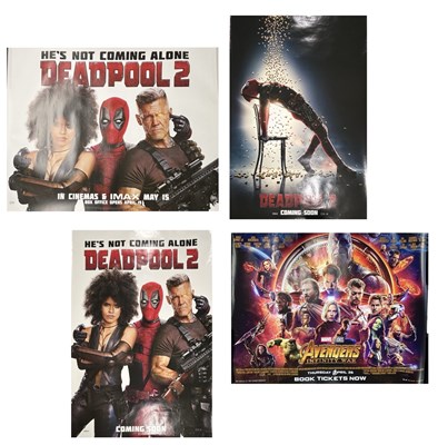 Lot 89 - Four British advertising posters for Marvel,...