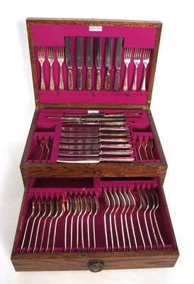 Lot 210 - A vintage oak cased Walker & Hall silver...