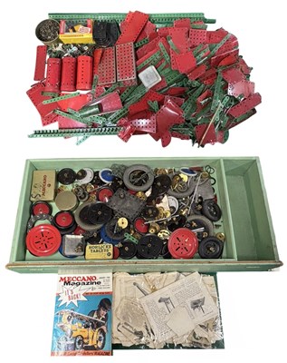 Lot 159 - A large collection of vintage Meccano, some in...