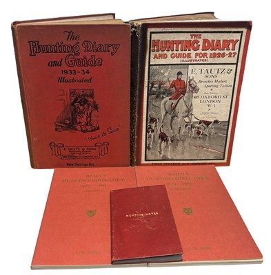 Lot 75 - HUNTING INTEREST: 5 Titles: THE HUNTING DIARY...