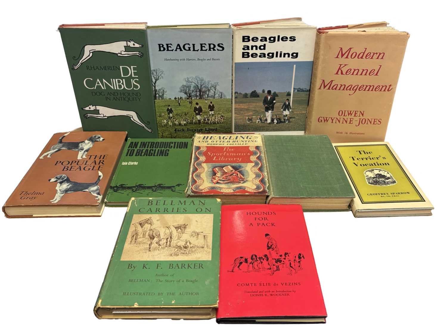 Lot 78 - HUNTING DOGS: 11 Titles: GEOFFREY SPARROW: THE...