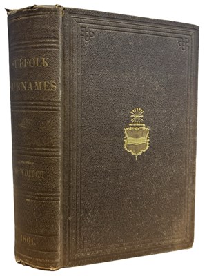 Lot 433 - N I BOWDITCH: SUFFOLK SURNAMES, London,...