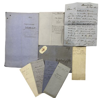 Lot 961 - ONE PACKET: A small collection of ephemera...