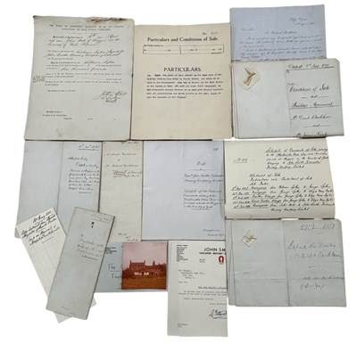 Lot 962 - ONE PACKET: 19th century deeds and documents...