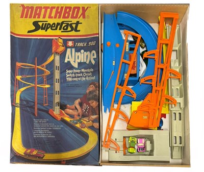 Lot 187 - A boxed Matchbox Superfast set, Track 900...