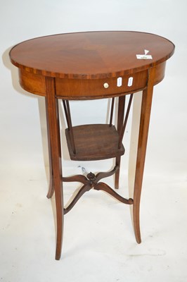 Lot 524 - A small 19th Century satin wood former work...