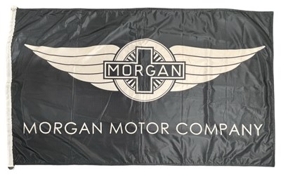 Lot 192 - MORGAN MOTOR COMPANY. Original large flag for...