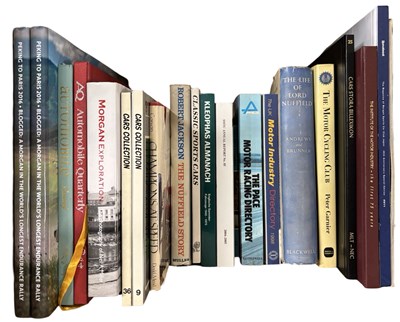 Lot 178 - CARS -Automobile books. One box of car related...