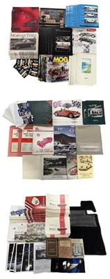 Lot 183 - MORGAN MOTOR COMPANY 2 boxes of ephemera and...