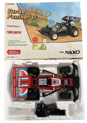 Lot 332 - A boxed radio-controlled Turbo Panther II by...